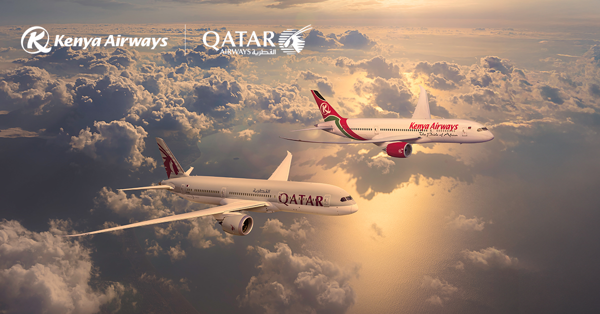 Kenya Airways and Qatar Airways Expand Connectivity Through New Codeshare Partnership