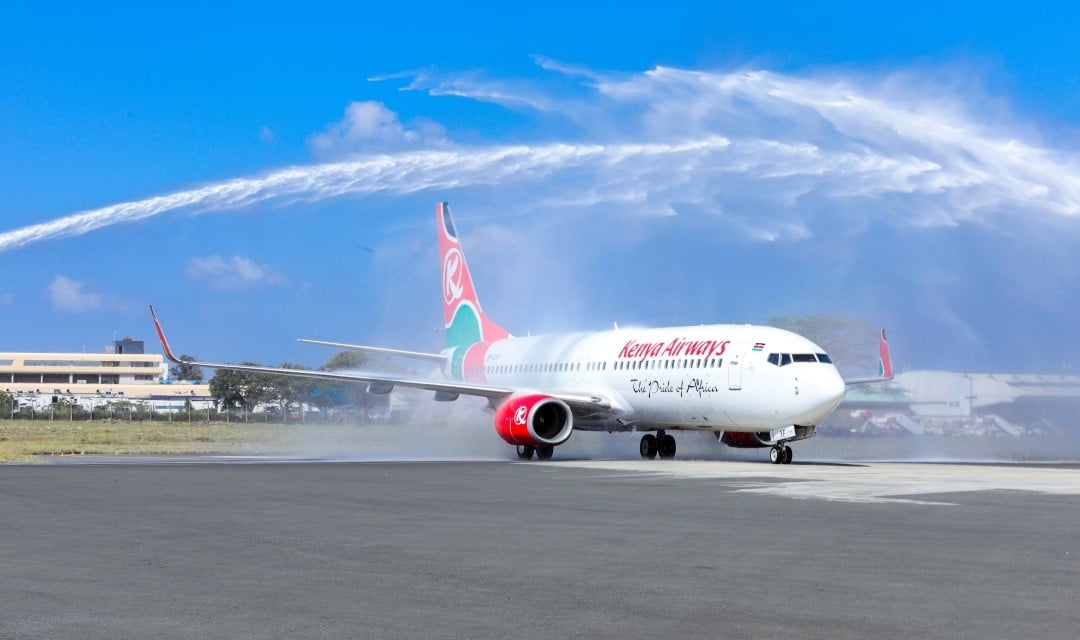 Kenya Airways Expands its passenger fleet with the addition of a Boeing 737-800 Aircraft