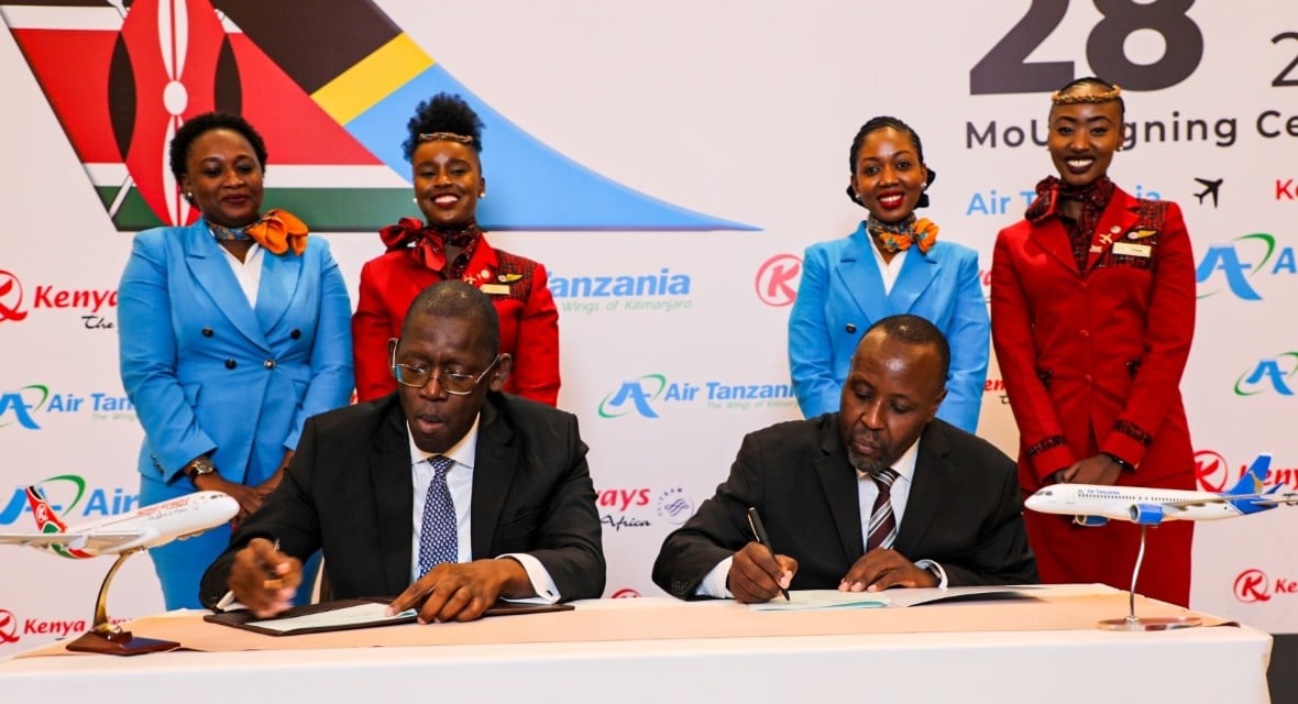 Kenya Airways and Air Tanzania Sign Strategic MoU to Enhance Regional Cooperation