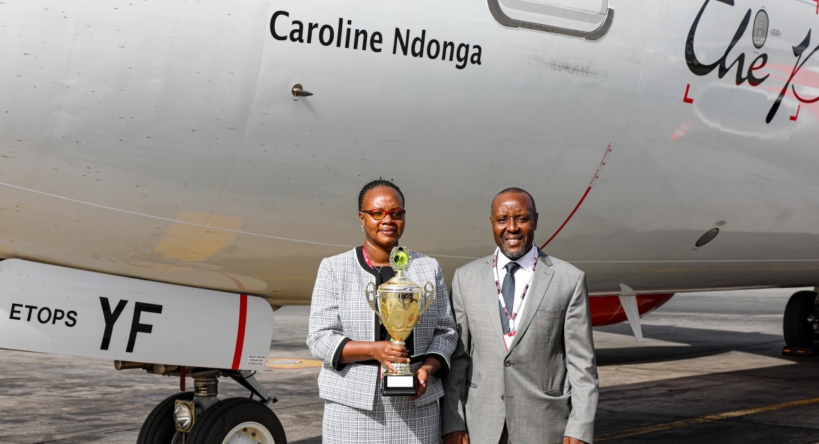 Honouring Excellence with Our New B737 Named After Caroline Ndonga